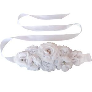 1225 Wedding Bride Belt Floral Sash Belts For Maternity Dresses